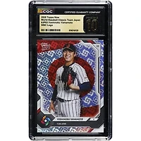 Yoshinobu Yamamoto Japan Baseball 2026 Topps Now World Baseball Classic Team Japan WBC Logo #JP03 CGC Authenticated PRISTINE 10 Card