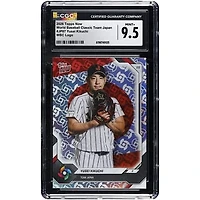 Yusei Kikuchi Japan Baseball 2026 Topps Now World Baseball Classic Team Japan WBC Logo #JP07 CGC Authenticated MINT+ 9.5 Card