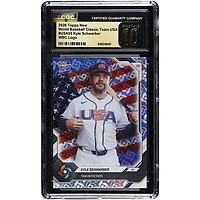 Kyle Schwarber USA Baseball 2026 Topps Now World Baseball Classic Team USA WBC Logo #USA03 CGC Authenticated PRISTINE 10 Card