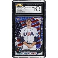 Tarik Skubal USA Baseball 2026 Topps Now World Baseball Classic Team USA WBC Logo #USA10 CGC Authenticated MINT+ 9.5 Card