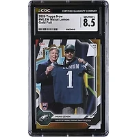 Makai Lemon Philadelphia Eagles 2026 Topps Now Eagles 20th Overall '26 NFL Draft Selection Gold Foil #MLEM #/50 CGC Authenticated 8.5 Rookie Card