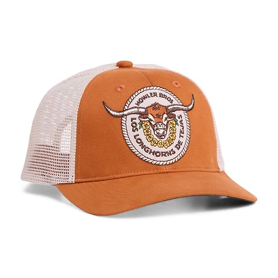 Unisex Howler Brothers Texas Orange/White Texas Longhorns Bevo Buckle Trucker Hat
