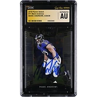 Mark Andrews Baltimore Ravens Autographed 2018 Panini Select #71 CGC Fanatics Witnessed Authenticated Rookie Card