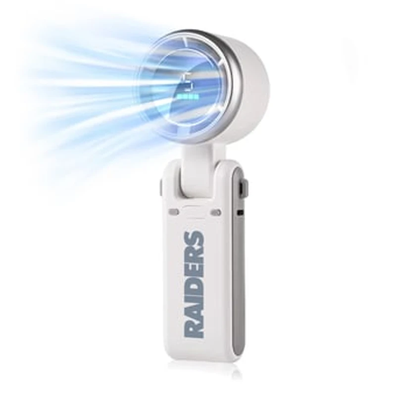 ActionHeat Las Vegas Raiders AlphaCool Rechargeable Handheld Fan