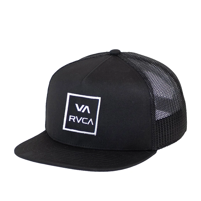 Men's RVCA Black All The Way Trucker Hat