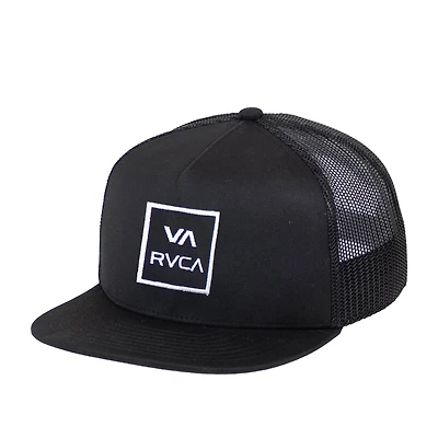 Men's RVCA Black All The Way Trucker Hat