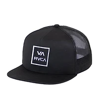 Men's RVCA Black All The Way Trucker Hat