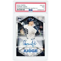 Aaron Judge New York Yankees Autographed 2019 Topps Star Player Highlights #AJ-24 #1/1 PSA Authenticated 7 Card