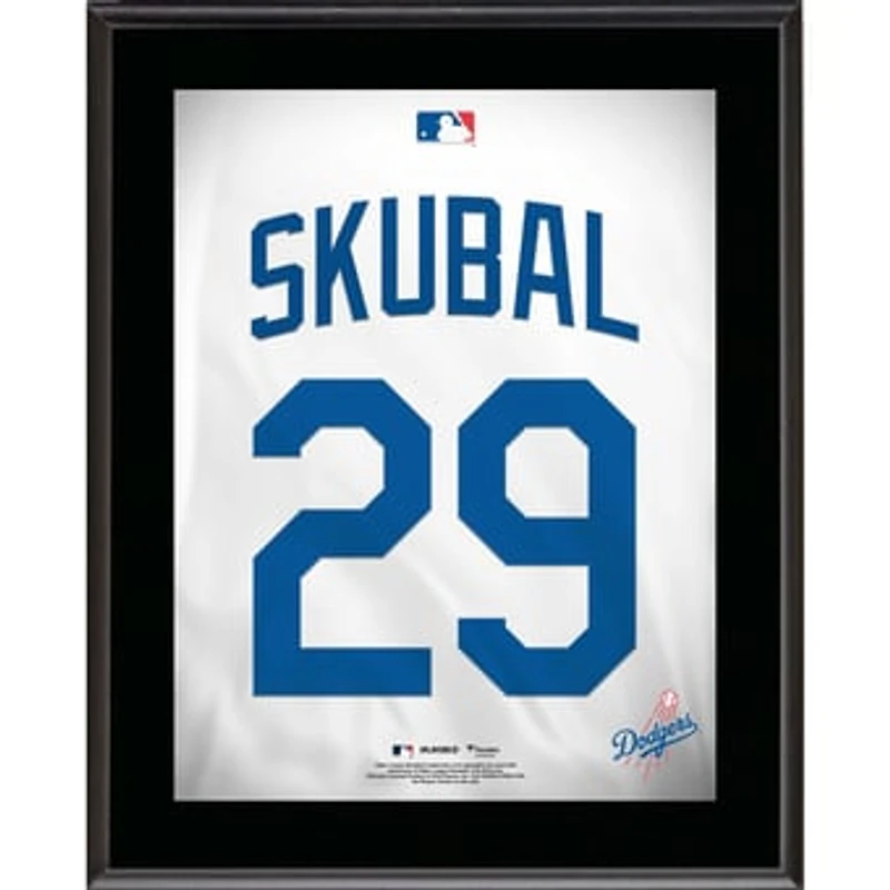 Tarik Skubal Los Angeles Dodgers 10.5" x 13" Jersey Number Sublimated Player Plaque