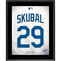 Tarik Skubal Los Angeles Dodgers 10.5" x 13" Jersey Number Sublimated Player Plaque