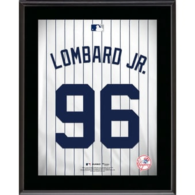 George Lombard Jr. New York Yankees 10.5" x 13" Jersey Number Sublimated Player Plaque