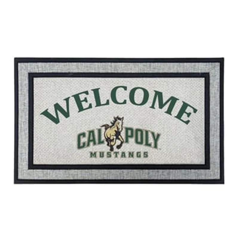 Jardine Cal Poly Mustangs 18" x 30" Welcome Doormat