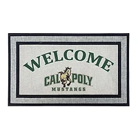 Jardine Cal Poly Mustangs 18" x 30" Welcome Doormat