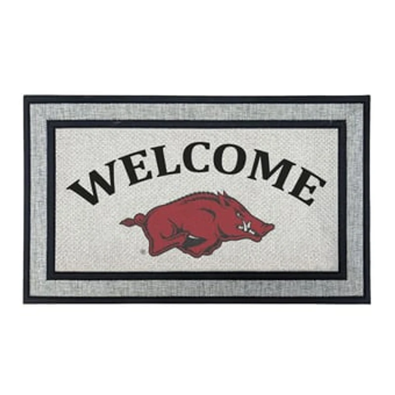 Jardine Arkansas Razorbacks 18" x 30" Welcome Doormat