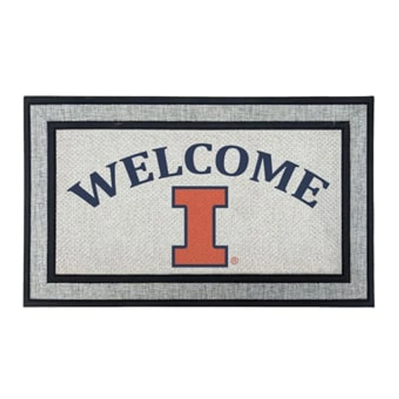 Jardine Illinois Fighting Illini 18" x 30" Welcome Doormat