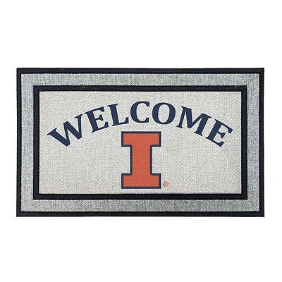 Jardine Illinois Fighting Illini 18" x 30" Welcome Doormat