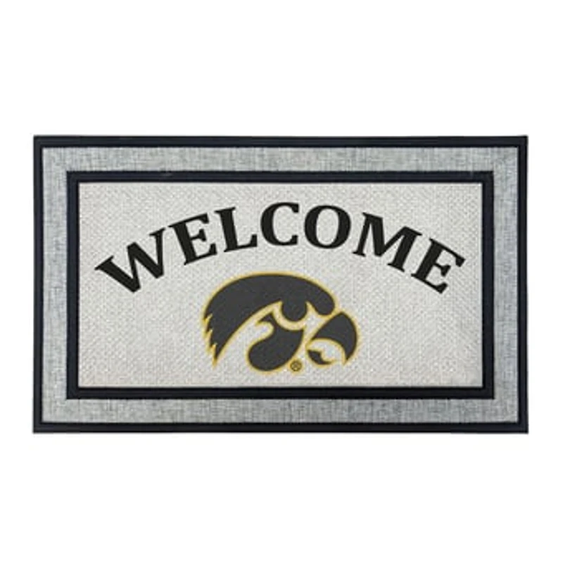 Jardine Iowa Hawkeyes 18" x 30" Welcome Doormat