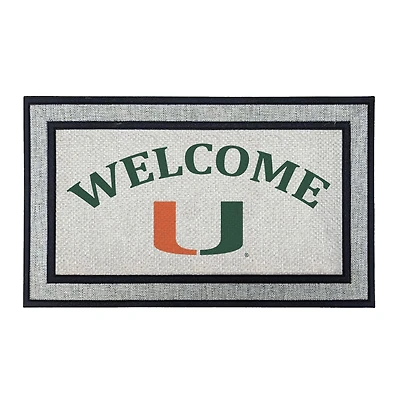 Jardine Miami Hurricanes 18" x 30" Welcome Doormat
