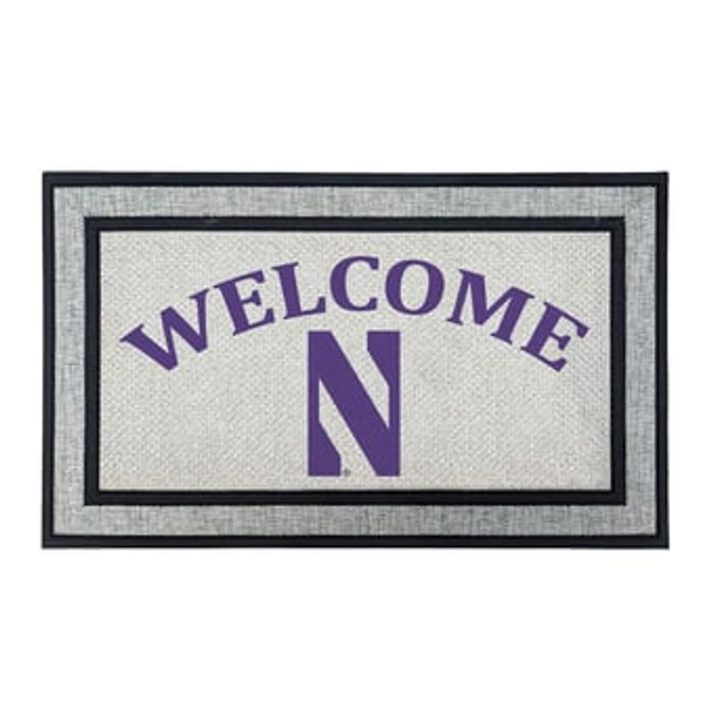Jardine Northwestern Wildcats 18" x 30" Welcome Doormat