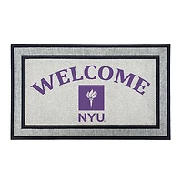 Jardine NYU Violets 18" x 30" Welcome Doormat