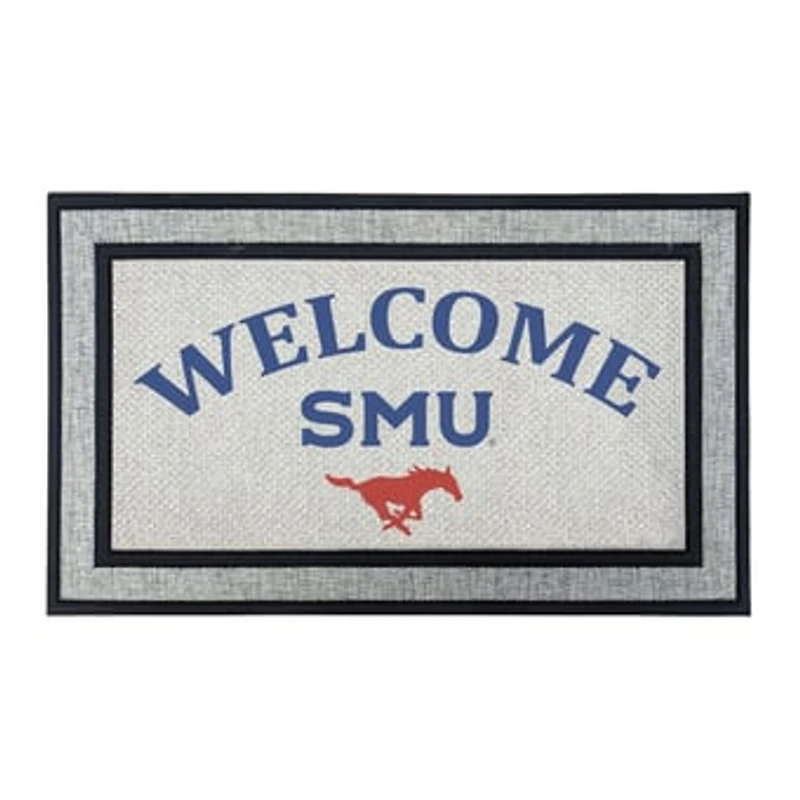 Jardine SMU Mustangs 18" x 30" Welcome Doormat