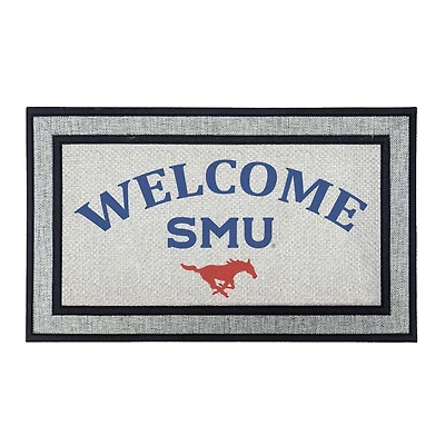 Jardine SMU Mustangs 18" x 30" Welcome Doormat