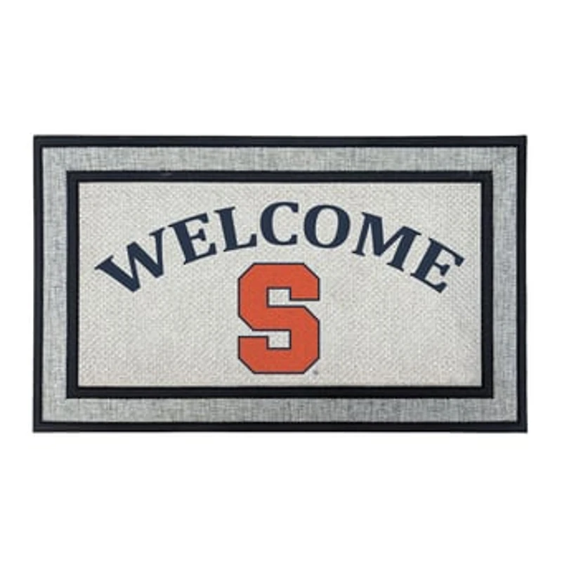 Jardine Syracuse Orange 18" x 30" Welcome Doormat