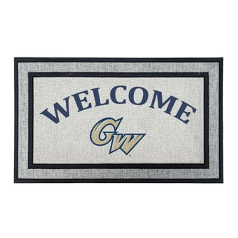 Jardine George Washington University 18" x 30" Welcome Doormat