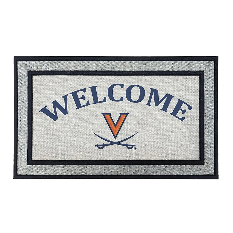 Jardine Virginia Cavaliers 18" x 30" Welcome Doormat