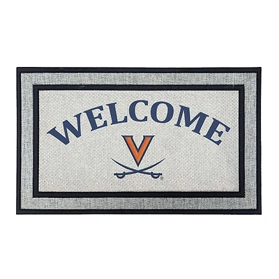 Jardine Virginia Cavaliers 18" x 30" Welcome Doormat