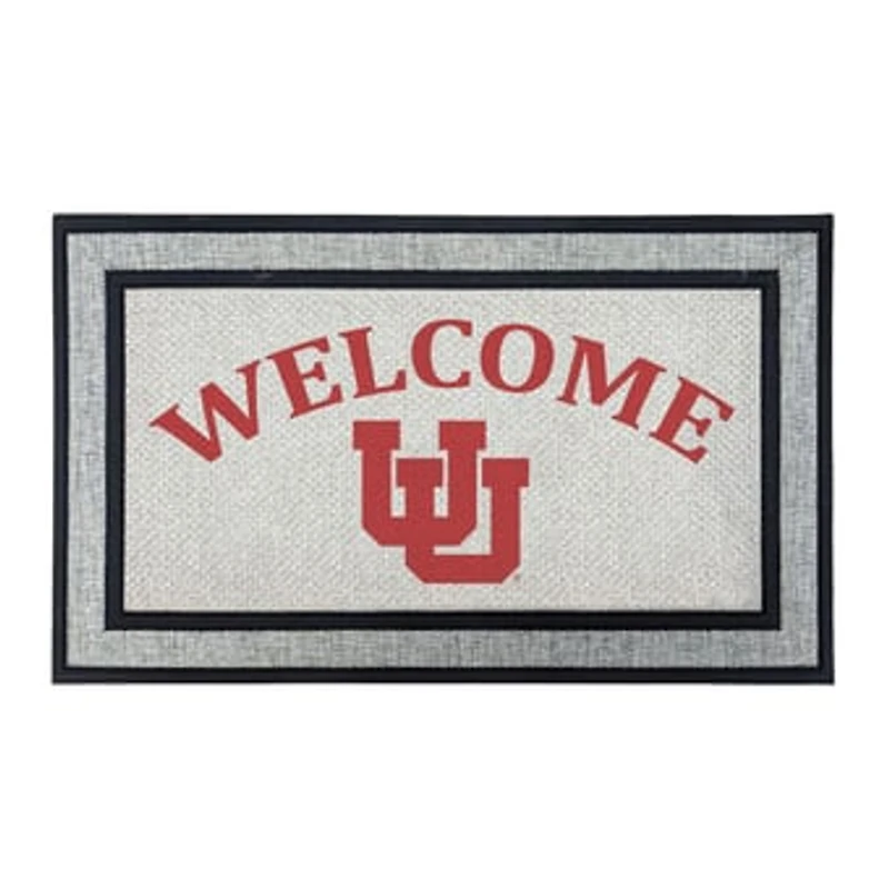 Jardine Utah Utes 18" x 30" Welcome Doormat
