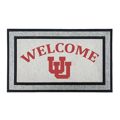 Jardine Utah Utes 18" x 30" Welcome Doormat
