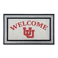 Jardine Utah Utes 18" x 30" Welcome Doormat