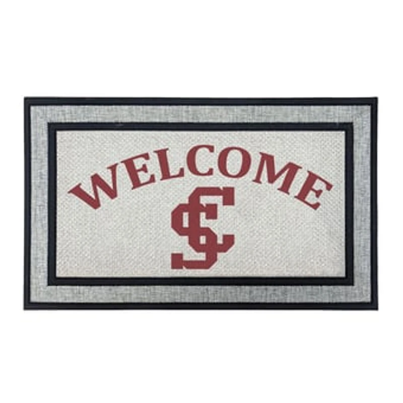 Jardine Santa Clara Broncos 18" x 30" Welcome Doormat