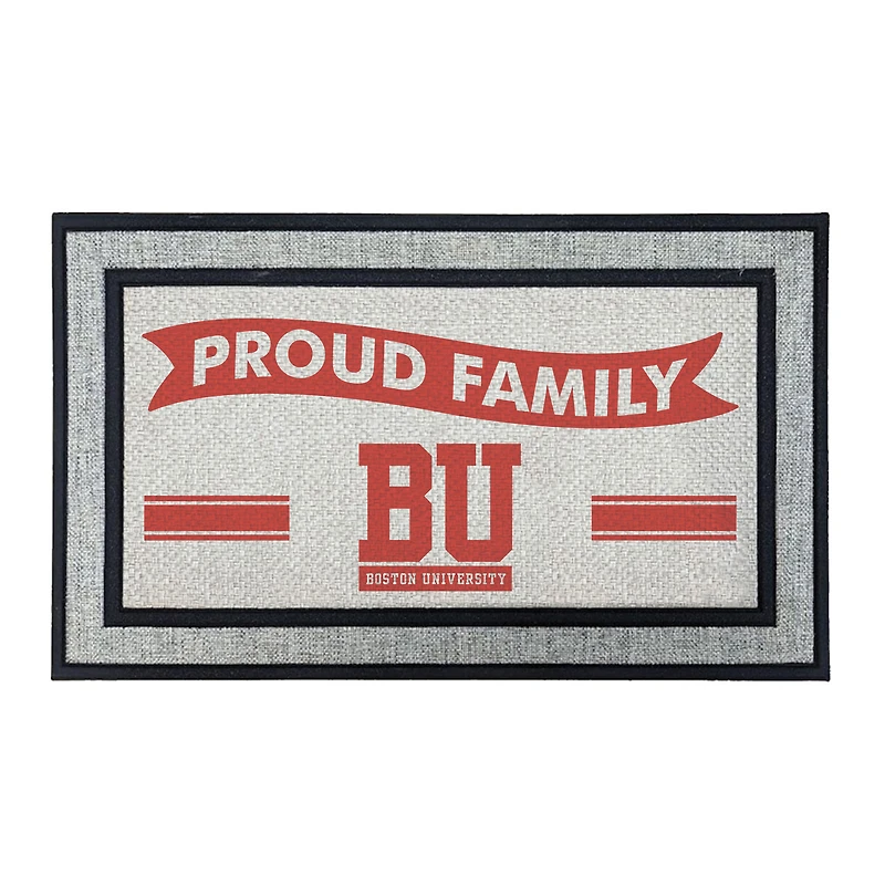 Jardine Boston University 18" x 30" Proud Family Doormat