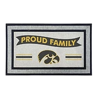 Jardine Iowa Hawkeyes 18" x 30" Proud Family Doormat