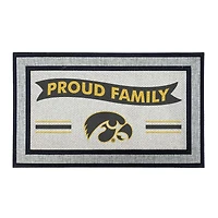 Jardine Iowa Hawkeyes 18" x 30" Proud Family Doormat