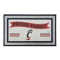 Jardine Cincinnati Bearcats 18" x 30" Proud Family Doormat