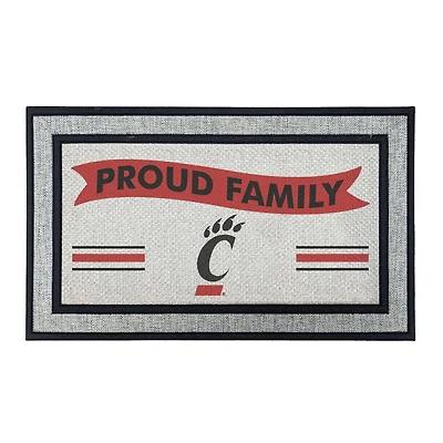 Jardine Cincinnati Bearcats 18" x 30" Proud Family Doormat