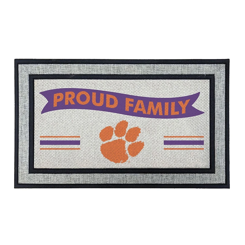 Jardine Clemson Tigers 18" x 30" Proud Family Doormat