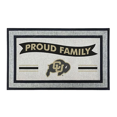 Jardine Colorado Buffaloes 18" x 30" Proud Family Doormat