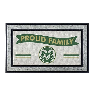 Jardine Colorado State Rams 18" x 30" Proud Family Doormat
