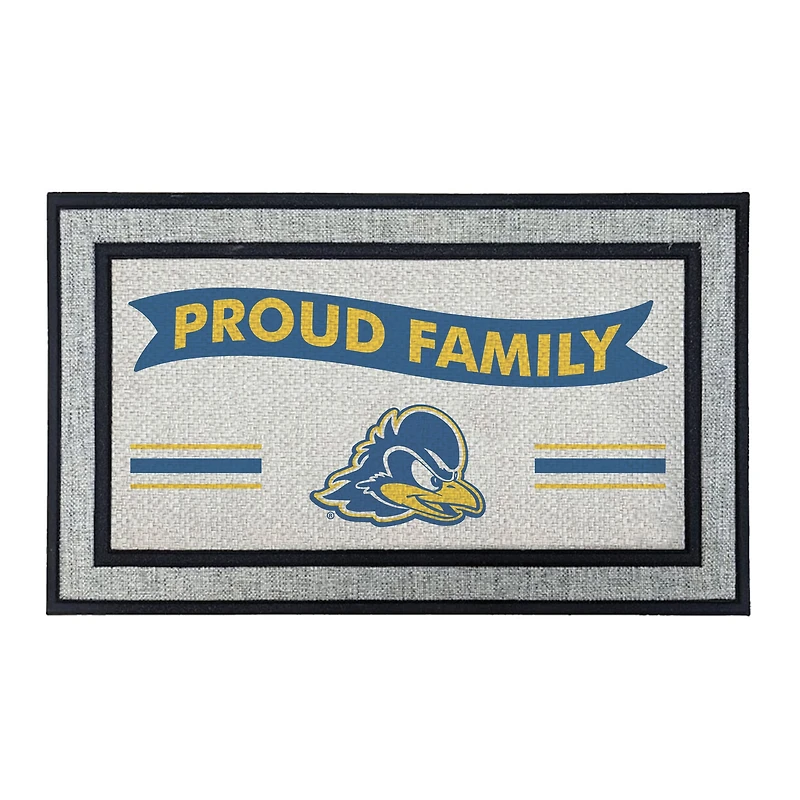 Jardine Delaware Fightin' Blue Hens 18" x 30" Proud Family Doormat
