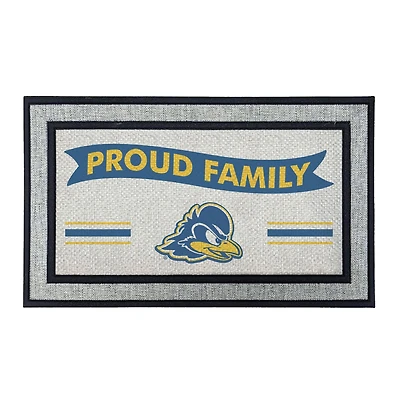 Jardine Delaware Fightin' Blue Hens 18" x 30" Proud Family Doormat