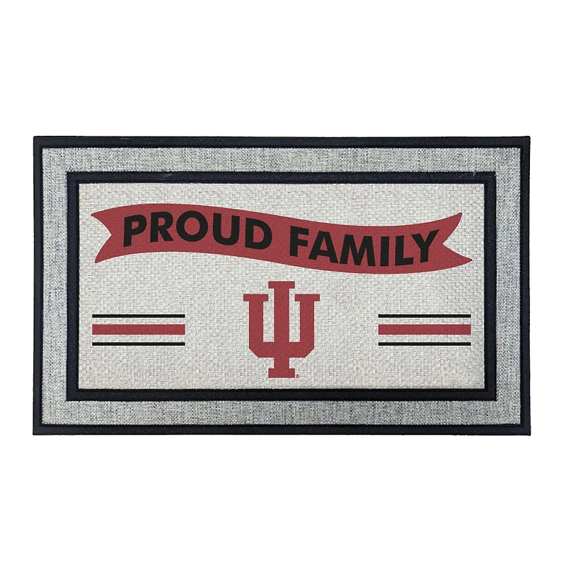 Jardine Indiana Hoosiers 18" x 30" Proud Family Doormat