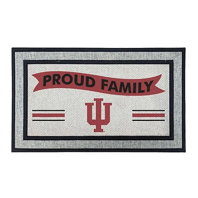 Jardine Indiana Hoosiers 18" x 30" Proud Family Doormat
