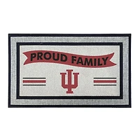 Jardine Indiana Hoosiers 18" x 30" Proud Family Doormat