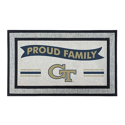 Jardine Georgia Tech Yellow Jackets 18" x 30" Proud Family Doormat