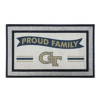 Jardine Georgia Tech Yellow Jackets 18" x 30" Proud Family Doormat
