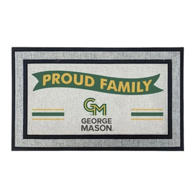 Jardine George Mason Patriots 18" x 30" Proud Family Doormat